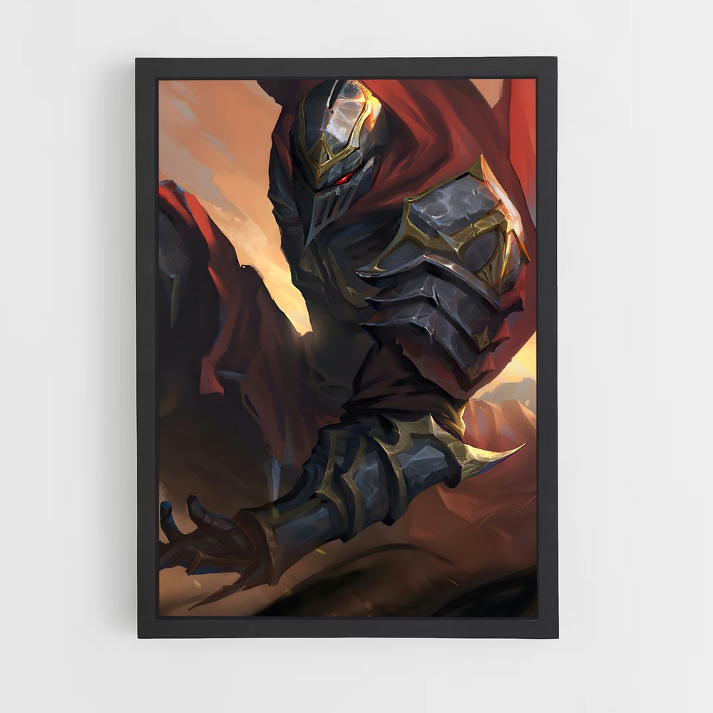 Poster Zed de lol – affiche League Of Legends (vue 2)